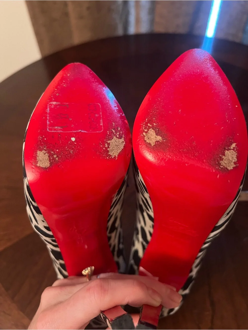 (Price FIRM) Christian Louboutin Tissu Leopardino Lady Daf 160 Platform Pumps